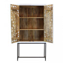Mobile Adrian 90x40x176 h cm in Legno Marrone
