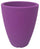 Vase Rond Ø30x38 cm en Résine Bauer Adonis Violet
