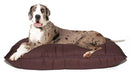Cuscino Imbottito per Cani e Gatti 60x100 cm in Microfibra Chunky Marrone