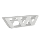 Mobile TV Moderno 1 Ripiano 158x30x40 cm in MDF Ralla Bianco