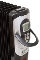 Stufa Termosifone ad Olio 1500W Qlima EOR1515 LCD Nero