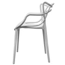 Set 4 Sedie 55x54x82 cm in Polipropilene Sveva Bianche