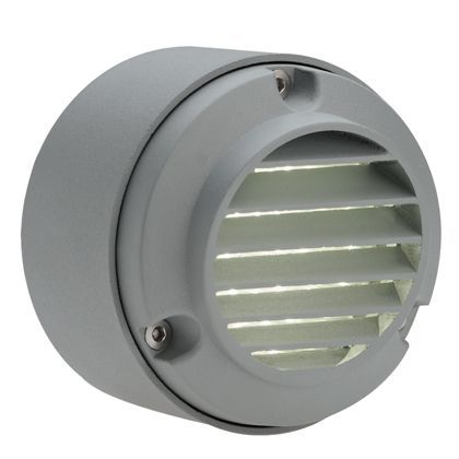 Lampe semi-encastrée ronde avec grille de couleur en aluminium pour l'extérieur Route Ligne Livos sconto