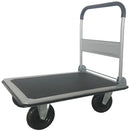 Carrello Pieghevole da Trasporto 350 Kg in Lamiera Tosini Grigio e Nero
