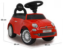 Macchina Cavalcabile per Bambini con Licenza Fiat 500 Rossa
