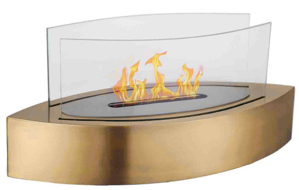 online Cheminée Bioéthanol de Table 50,8x20,3 cm Vannini Vanda Oro