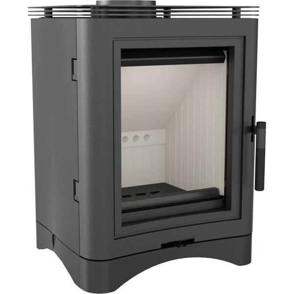 Poêle à Bois 5,5/9rKW en Fonte et Acier Flig Warren 130 Noir acquista