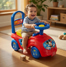 Macchina Cavalcabile per Bambini Volante Direzionabile Vano Contenitore e Telefono Disney Mickey Mouse Rosso