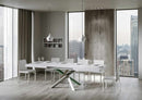 Tavolo Allungabile 130-234x90x77 cm Volantis Bianco Frassino
