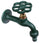 Robinet coloré pour fontaine de jardin en laiton Belfer RUB/024 Vert