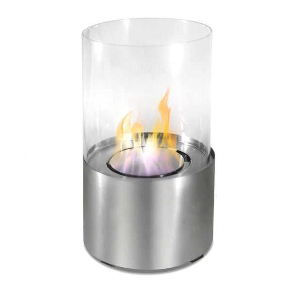 prezzo Cheminée de Table au Bioéthanol Ø16x29 cm Acier Oxford