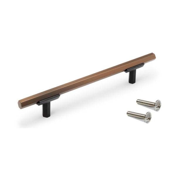 Set 20 Maniglie per Mobili 128 mm in Alluminio Emuca Riad Bronzo sconto