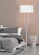 Piantana da Interno  E27 in Metallo Nickel Opaco