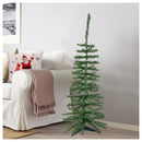 Albero di Natale 100H cm Rami Pieghevoli in PVC Abete Artificiale