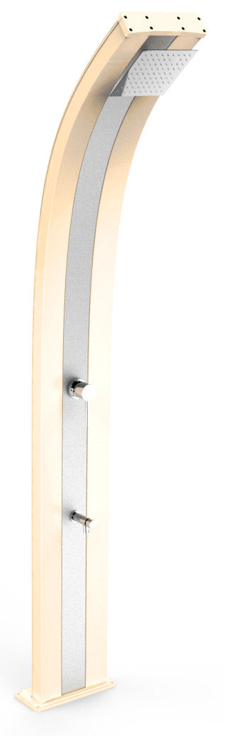 prezzo Mitigeur de douche de jardin et lave-pieds Arkema Dada Bande Inox Champagne Bronze