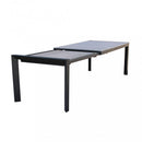 Tavolo Allungabile Waikiki 162/242x100x74 h cm in Alluminio Antracite
