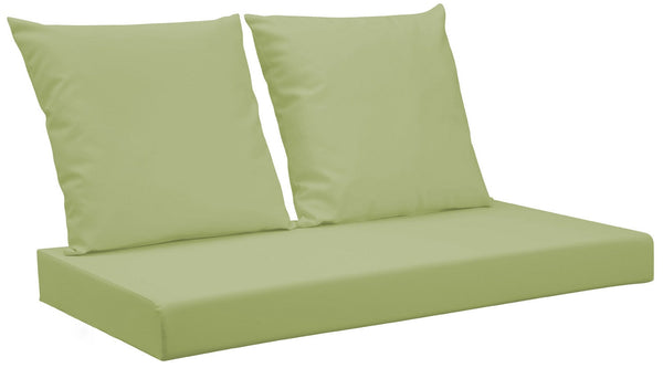 prezzo Coussins pour Palettes 120x80 cm Assise et Dossier en Simili Cuir Mariotti Belem Lime