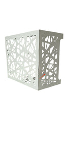 Copri Condizionatore 96x52x82 cm in Alluminio Glam L Bianco Seconda Scelta