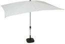 Ombrellone da Giardino 3x2m in Alluminio con Manovella Bianco