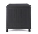 Baule Contenitore da Esterno 141,6x72x70h cm Apertura Facile e Ruote in Alluminio Ocean S Antracite 