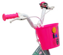 Bicicletta per Bambina 16" 2 Freni  Lol Verde Marine e Rosa