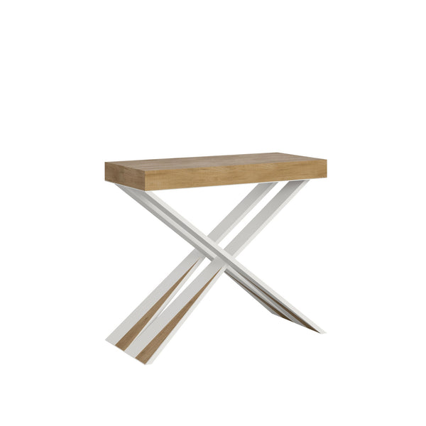 Consolle Allungabile 90-196x40x77 cm in Nobilitato Marrone online