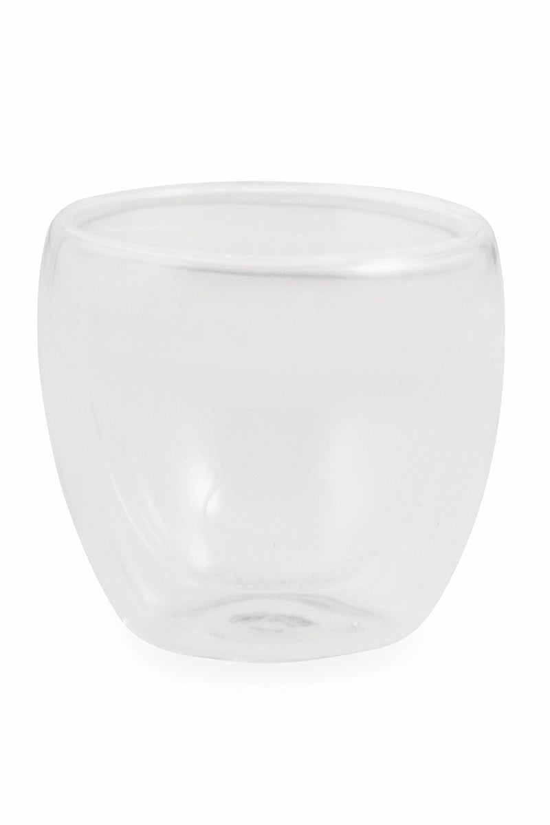 Set 4 Tazzine Caffè Senza Manico in Vetro Incamiciato 90 ml Villa d'Este Home Tivoli Moka