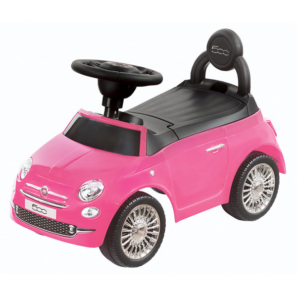 sconto Véhicule porteur pour enfants avec permis Fiat 500 Baby Pink