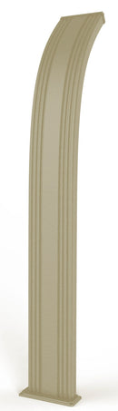 Doccia Solare da Giardino 40L Miscelatore Arkema Dada Champagne Bronze