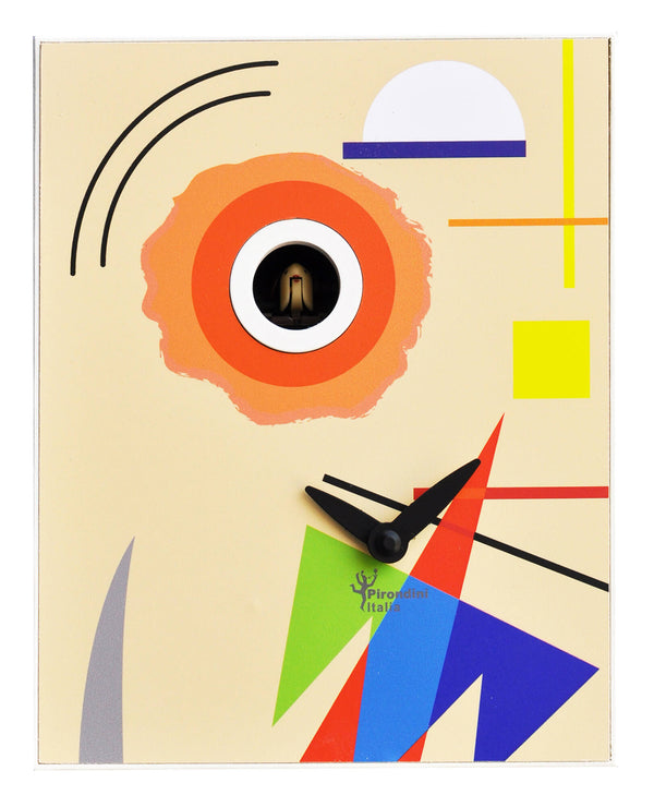 sconto Horloge Coucou Murale 16,5x20x10cm Pirondini Italia D'Apres Kandinsky