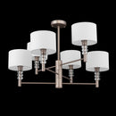 Lampadario Modern in Metallo Lincoln Nickel