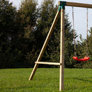 Altalena 2 Posti da Esterno  Ariel 313x264x226 h cm in Legno