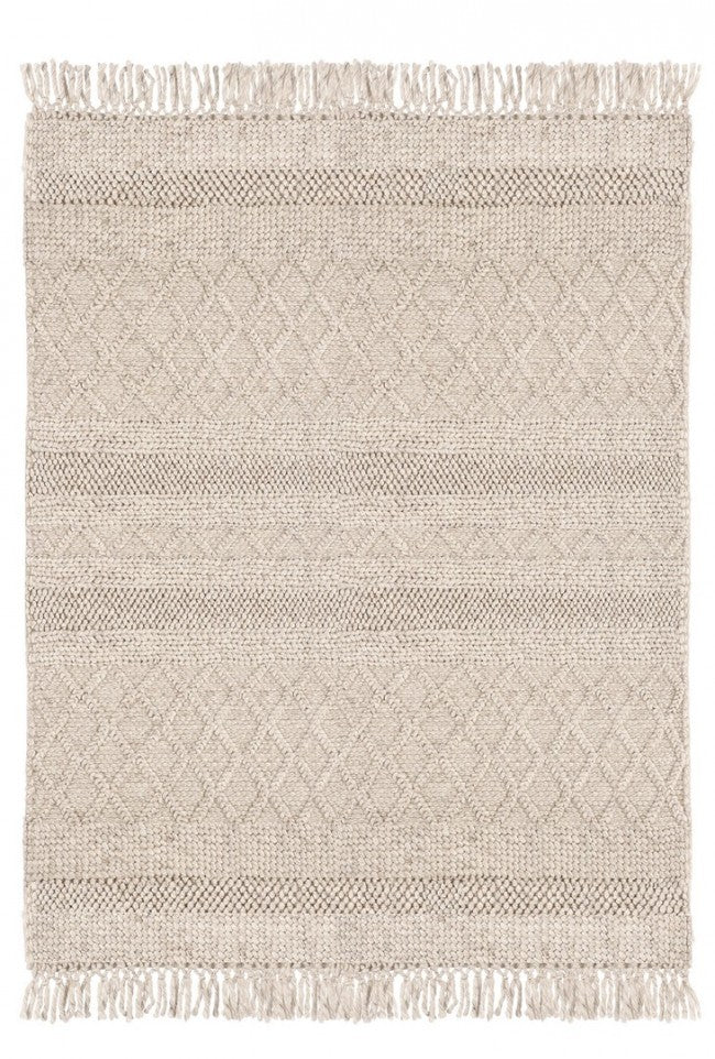 Tappeto 160x230 cm Hiruni in Tessuto Beige