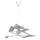 Suspension 1xE27 Cadre Carré Blanc E-Energy Fabiola