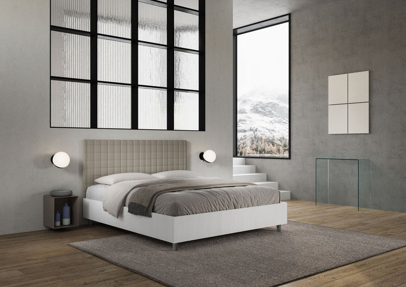 Letto Matrimoniale Burmy Tortora Varie Misure