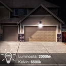 Faro LED 200W Pannello Solare Luce Esterno Alta Luminosita 2000 lm + Telecomando