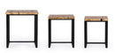 Set 3 Tavolini Elwood in Legno