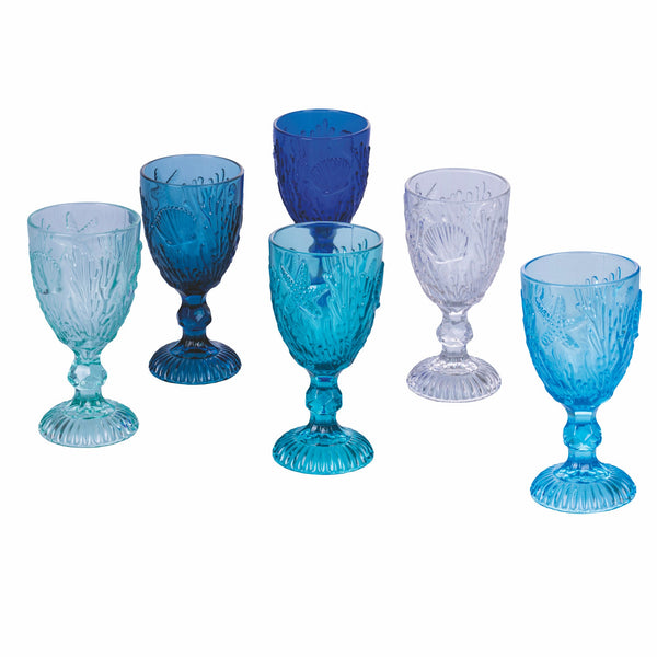 Set de 6 Gobelets en Verre 280 ml Villa d'Este Home Tivoli Pantelleria sconto