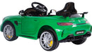 Macchina Elettrica per Bambini 12V con Licenza Mercedes GTR AMG Verde