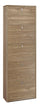 Scarpiera Salvaspazio 5 Ante 25 Paia 63x190x29 cm Noce Stelvio