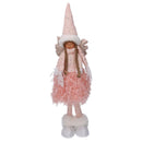 Angelo led tessuto rosa cm 15x10xh52