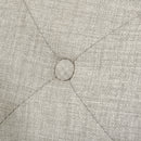 Divano Letto 3 Posti 200x88x89 cm con Mensole Laterali Beige