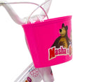 Bicicletta per Bambina 16” 2 Freni Masha e Orso Bianca