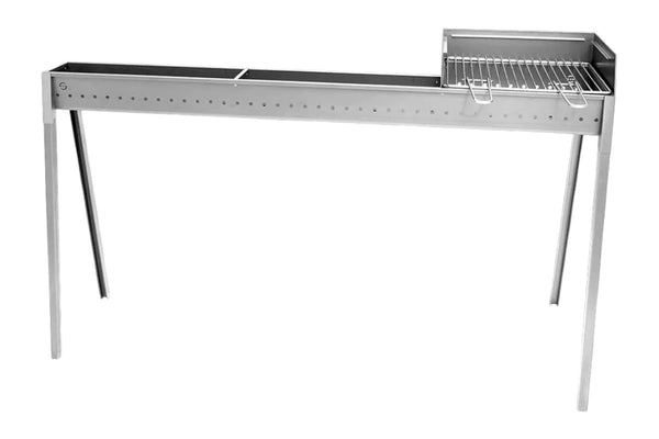 acquista Cuisinière Arrosticini avec Barbecue à Charbon 120 cm Lisa Luxury Milano Grill 80+40