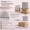 Set 10 Pannelli Decorativi 120x30 cm Rivestimento Murale Effetto Legno in PVC Noce Chiaro     