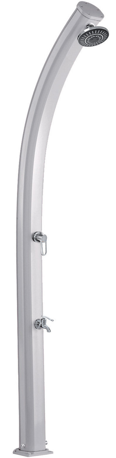 Douche Solaire de Jardin 33L Mitigeur Aluminium Métallique et Lave Pieds online