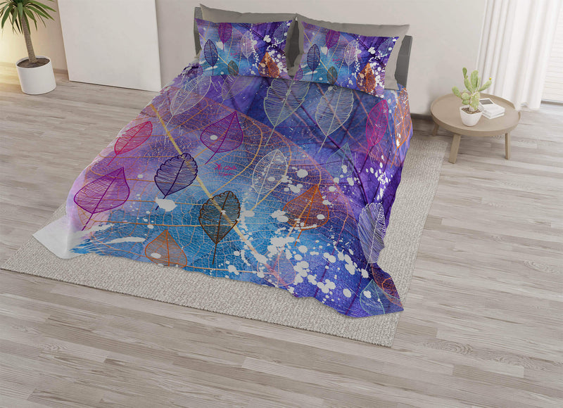 Set Lenzuola Matrimoniale con Stampa Sopra e Federe in Microfibra