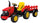 Tracteur électrique pour enfants 12V avec remorque rouge Kidfun Dusselforf