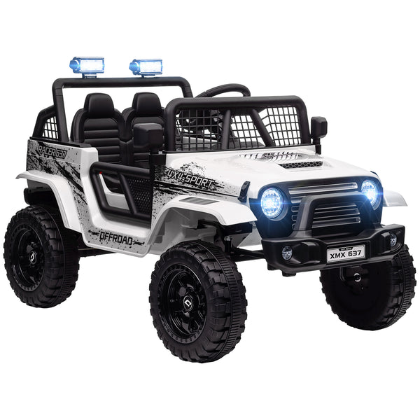 online Macchina Elettrica Fuoristrada per Bambini 12V con Doppio Motore Telecomando e Luci Bianco