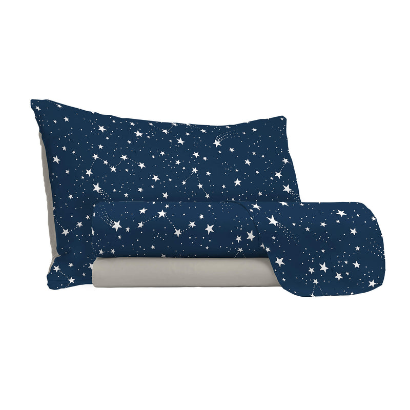 Set Lenzuola con Stampa Sopra Sotto e Federe Belle Varie Misure